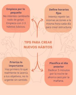 Organizar una rutina no es hacerlo perfecto, es hacerlo posible.

Empieza pequeño, no intentes cambiarlo todo de golpe. Define horarios que te den estructura, prioriza lo importante y no olvides algo clave: descansar también forma parte del proceso.
Planifica un poco cada día, apóyate en recordatorios y, sobre todo, sé flexible contigo mismo.
Porque una buena rutina no es la que no falla nunca, sino la que puedes sostener incluso cuando la vida se complica.

#pensament #psicologia #centropsicología #cursos #talleres #recursospsicológicos #asesoramiento #tratamiento #terapia #ayuda #alcoy #centropsicologico #psicologiaalcoy #psicologosalcoy #terapia #terapiacognitivoconductual #terapiaonline #bienestaremocional #saludmental #bienestar #productividad #hábitossaludables #cambiodehábitos #vidaorganizada #constancia