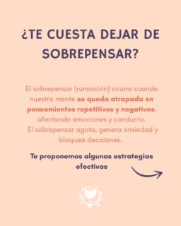🧠 ¿Te cuesta dejar de sobrepensar?
La rumiación ocurre cuando nuestra mente se queda atrapada en pensamientos negativos y repetitivos, afectando emociones y decisiones. Desde la terapia cognitivo-conductual (TCC) existen estrategias para romper el ciclo

#pensament #psicologia #centropsicología #cursos #talleres #recursospsicológicos #asesoramiento #tratamiento #terapia #ayuda #alcoy #centropsicologico #psicologiaalcoy #psicologosalcoy #terapia #terapiacognitivoconductual #terapiaonline #bienestaremocional #saludmental #bienestar #crecimientopersonal #autoconocimiento #reflexiondiaria #rumiación